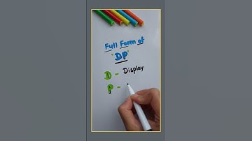 Full form of DP #fullform #shorts