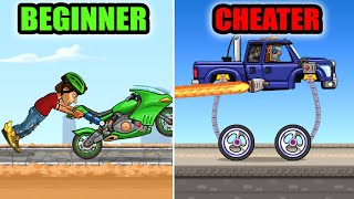 10 Types of Hill Climb Racing 2 players (WHO ARE YOU?) screenshot 3