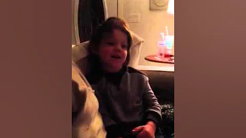Lukas singing