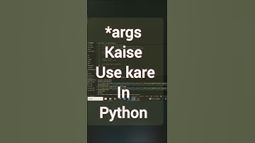 *args means #pythonprogramming #functionarguments #pythonforbeginners #python