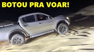 AMAROK X RANGER X FRONTIER X L200 TRITON NA DUNA DO OGRO! L200 TRITON BOTOU POR CIMA DA BARREIRA!