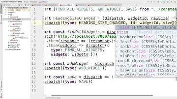 M3L4 4 how to handle dropdown change events in react redux   changing heading widget size