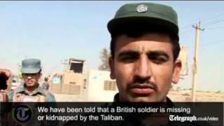 Search begins for missing British soldier