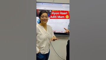 Kyon Haari Aditi Mam #shorts #ugcnet