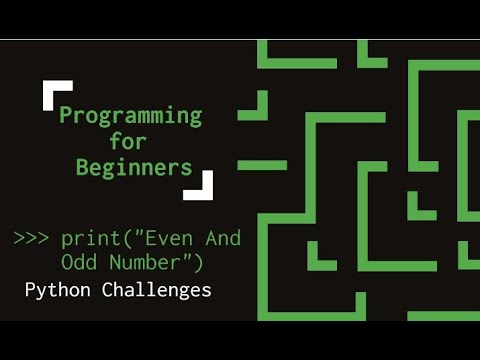 Even and Odd number | Python Programming | Programming for beginners in Urdu | Hindi