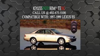 How To Replace Lexus ES Key Fob Battery 1997 1998 1999