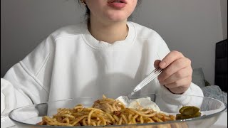 Asmr Sebzeli̇ Spagetti̇ Türkçe Asmr Yemek Ürkçeasmr