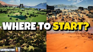 What is Best Starting Location in Satisfactory? (All 4 Biomes Compared)