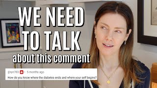 This Comment Really Got To Me... | Shes Diabetic @ShesDiabetic