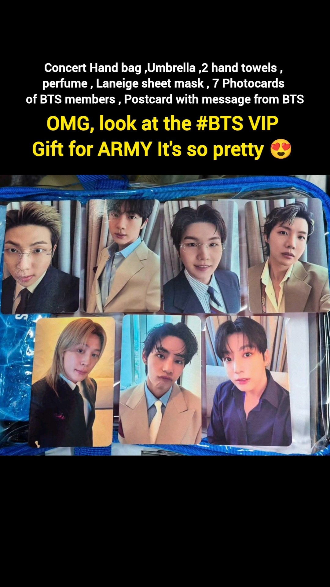 BTS 釜山コンサート　アーミー　ギフト　Day1 BTS prepared Gifts for Army 😭❤️‍🩹 Busan Day -1 #bts