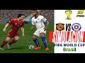 ESPAÑA VS CHILE | MUNDIAL 2014 FASE DE GRUPOS FECHA 2 EN PES 6