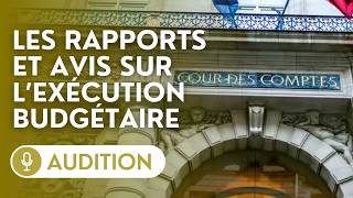 🔴La présidente de la 1ère chambre de la Cour des comptes sur les rapports sur l’exécution budgétaire