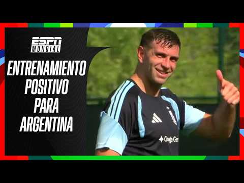 EL DIBU SE PUSO LOS GUANTES | EL ENTRENAMIENTO COMPLETO DE ARGENTINA | #ESPNMundial