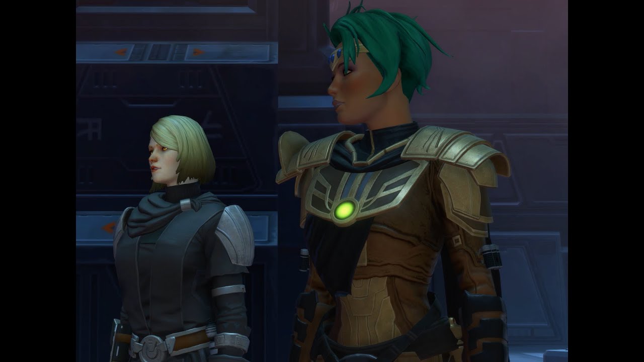 Star Wars Old Republic Gameplay [Custom Outfits + Female Jedi Guardian Valara Continuation 2.0]