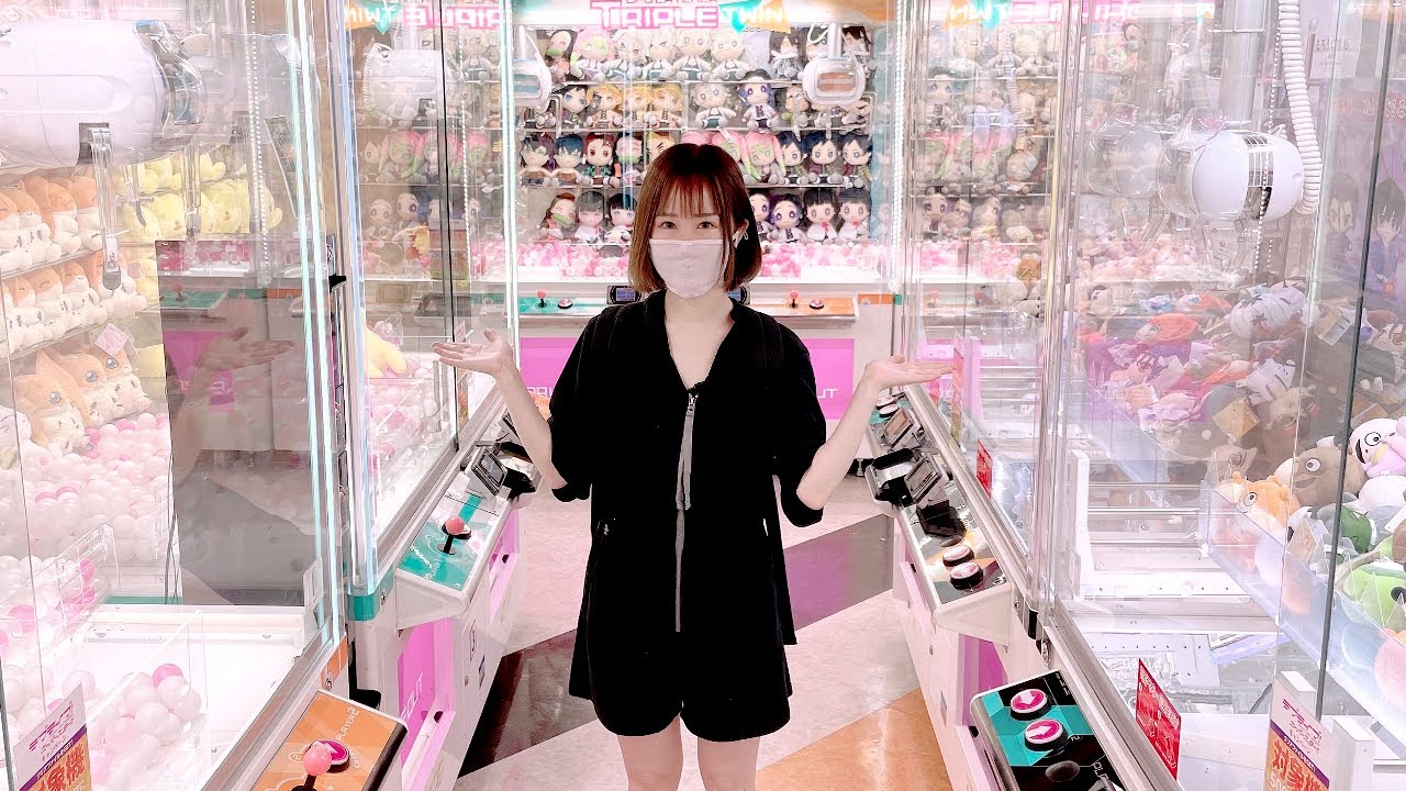 クレーンゲームで1万円取り放題チャレンジで○○個取れる…!?