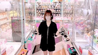 クレーンゲームで1万円取り放題チャレンジで○○個取れる…!?