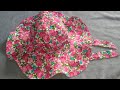 การทำแพทเทิร์นหมวกทรงทิวลิปง่ายๆทำเองได้  How to make Pattern DIY Tulip Hat | DIYCRAFThandmade