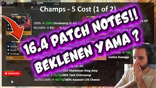 16.4 PATCH NOTES: IS THE EXPECTED PATCH COMING? | SET 16 TFT