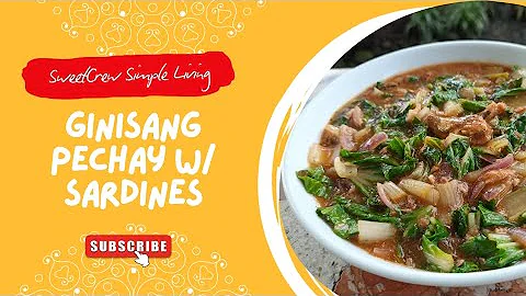 #MyTantyabelsCooking - Ginisang Pechay w/ Sardines