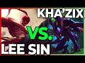 He picked KHA'ZIX INTO LEE SIN, I had to show him WHY I NEVER LOSE this matchup. [League Of Legends]