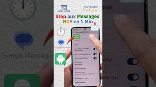 ⚫ Désactiver RCS sur Android #reparfacile #shorts