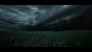 Strong Thunderstorm in Distance - Nostalgic Field - Calm Before the Storm - 3 HOURS