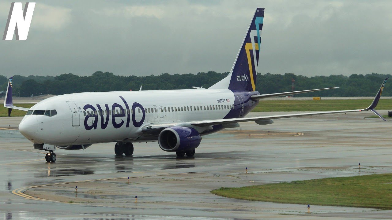 FULL INAUGURAL FLIGHT Avelo 737800 Memphis (MEM) to Raleigh/Durham