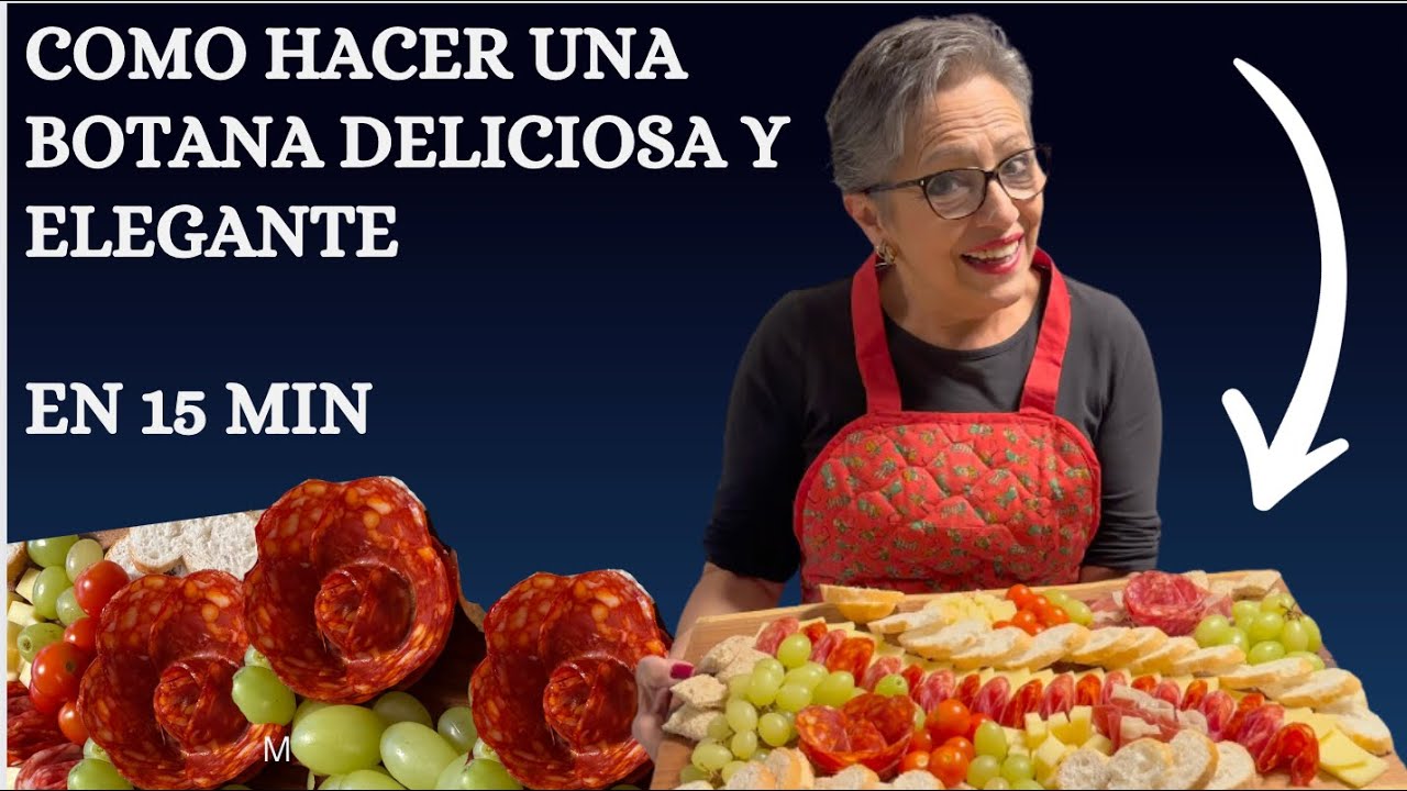 Haz una deliciosa y rápida tabla de quesos y carnes frías en 15 minutos. FACIL, ELEGANTE y BARATA.