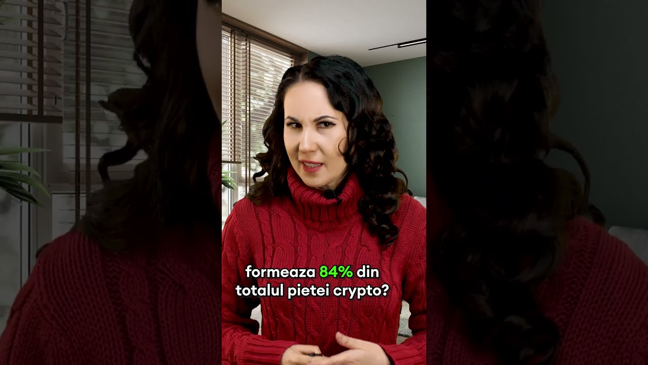TOP 10 criptomonede = 84% din piata CRYPTO 