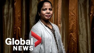 Asia Bibi, ex-death row prisoner in Pakistan for blasphemy, speaks about new life in Canada