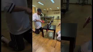 أصغر طاولة تنس #explore #shorts #pingpong #اكسبلور screenshot 3