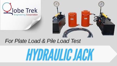 Hydraulic Jack for Plate Load test and Pile Load test #hydraulic #innovation #technology