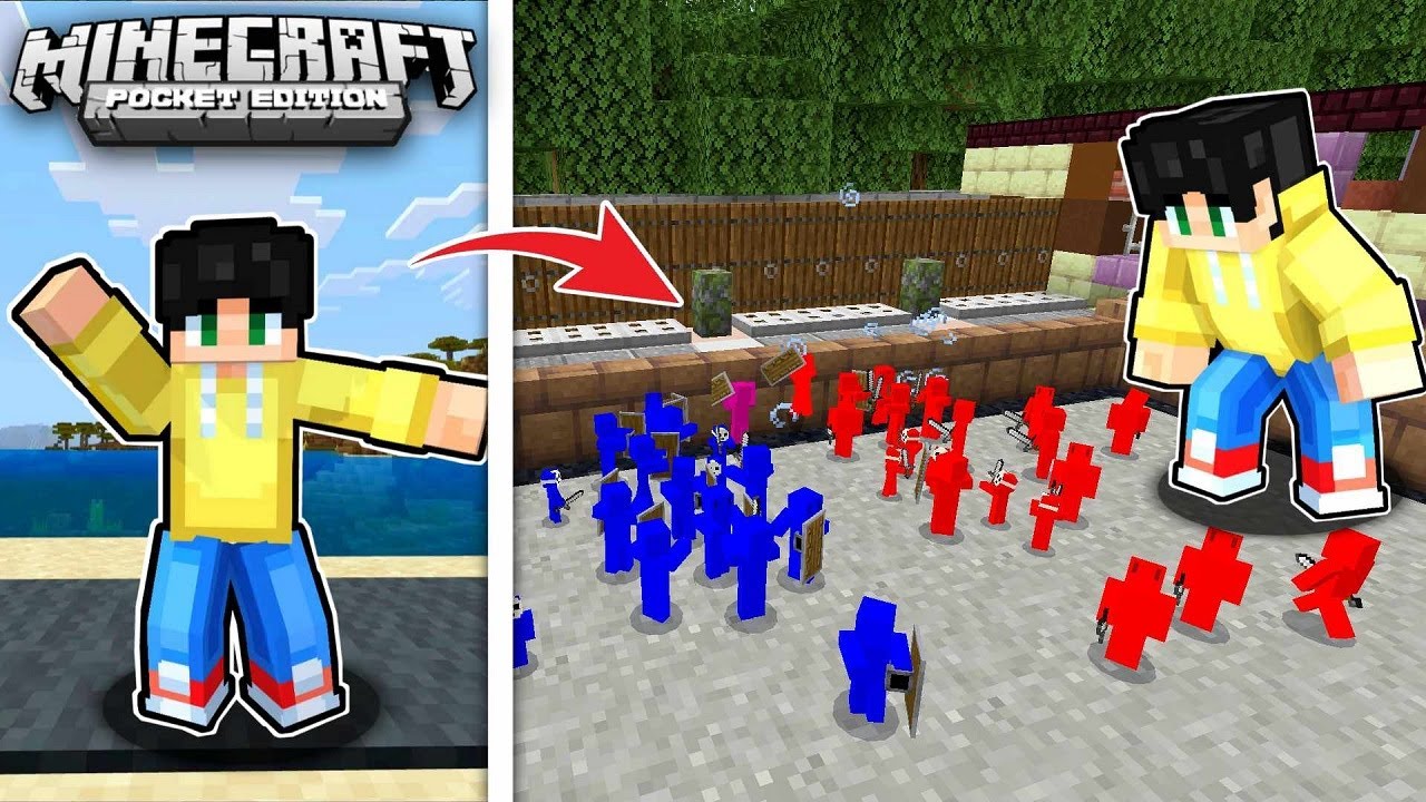 BAGONG REGALO ni NINONG ng LARUAN na CLAY ARMY sa UWU CITY sa Minecraft PE