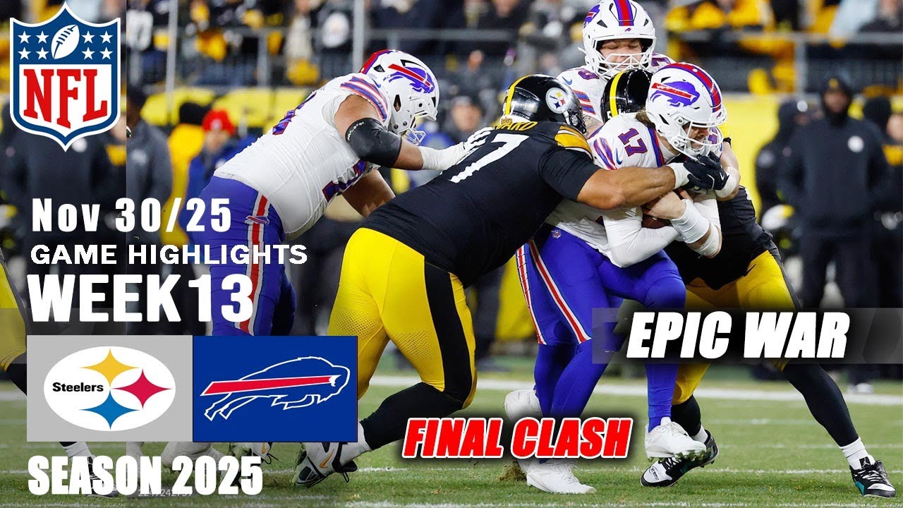 «Биллс» против «Стилерз», 13-я неделя | Полные обзоры игр | Сезон НФЛ 2025