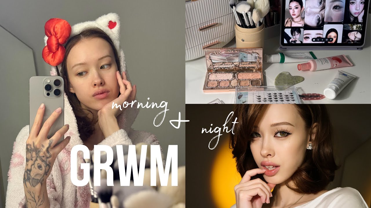 GRWM: моя утренняя и вечерняя рутина✨🎀