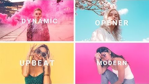 Dynamic Opener (After Effects template)