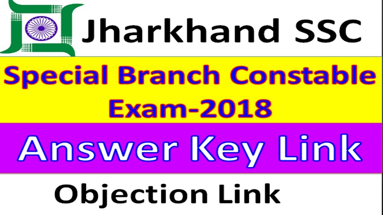 JSSC Special Branch Answer Key Link