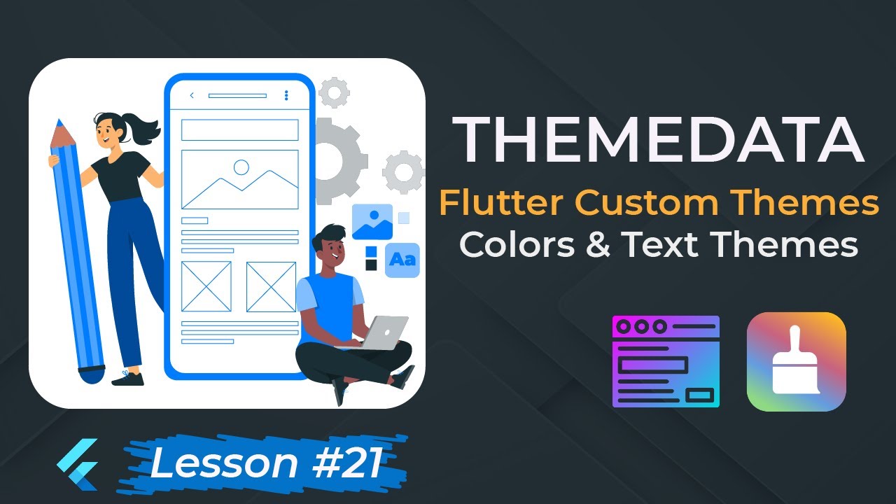 Flutter Custom Theme – Centralize Colors & Text Styles - YouTube
