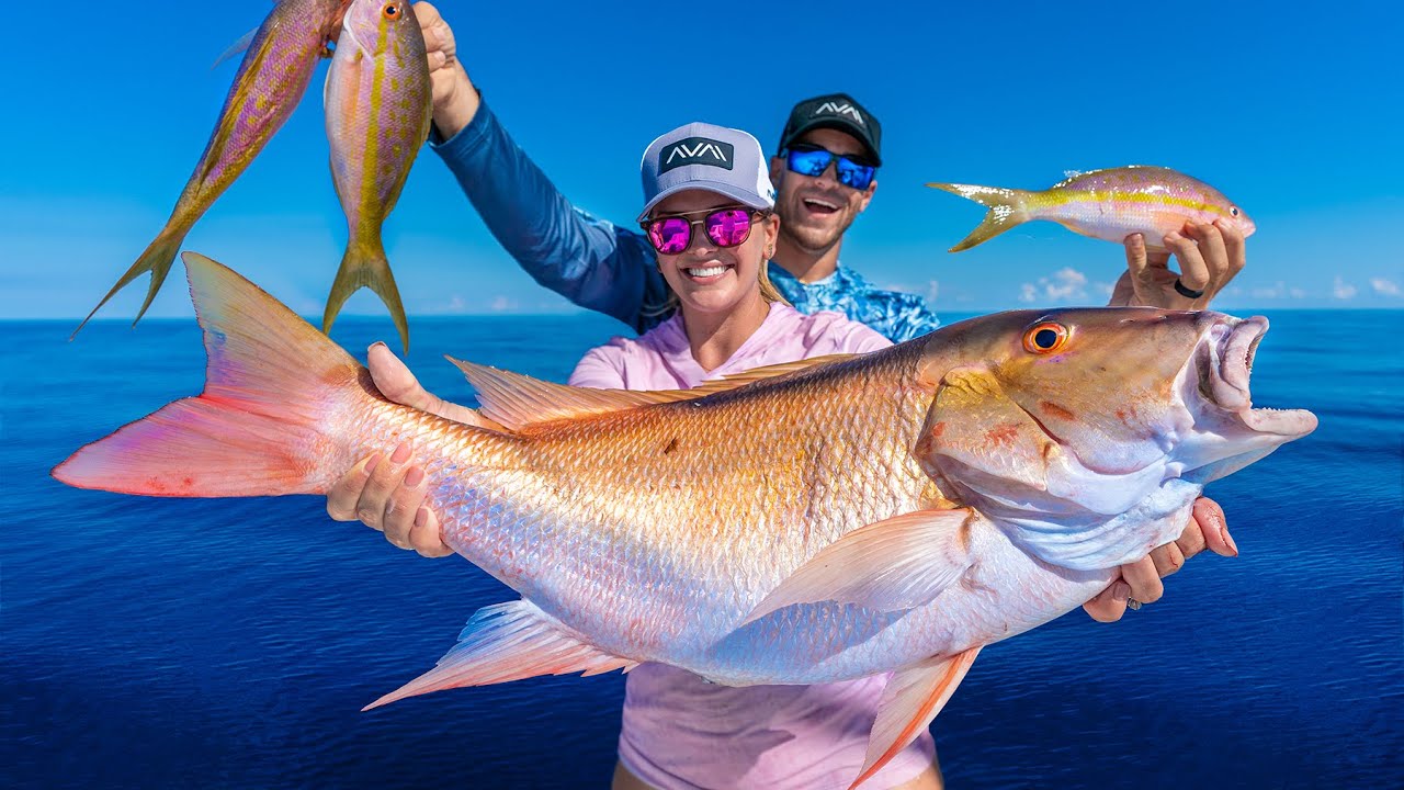 ⁣Record Breaking Deep Sea Snapper! - Florida Keys Yellowtail & Mutton