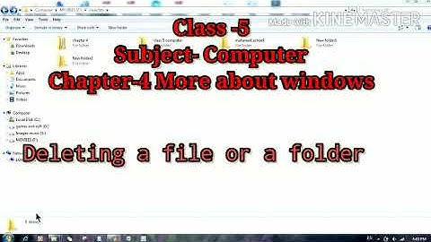 Class 5 computer chapter 4 More about windows 04