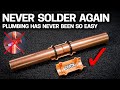 Never solder pipe again  3 ways for easy diy plumbing