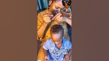 Trending Kids Curly Afrobraids Boho Crochet Hair Installation/ Wig install full Tutorial 🤩