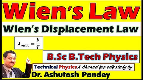 What is Wiens Displacement law, Wien