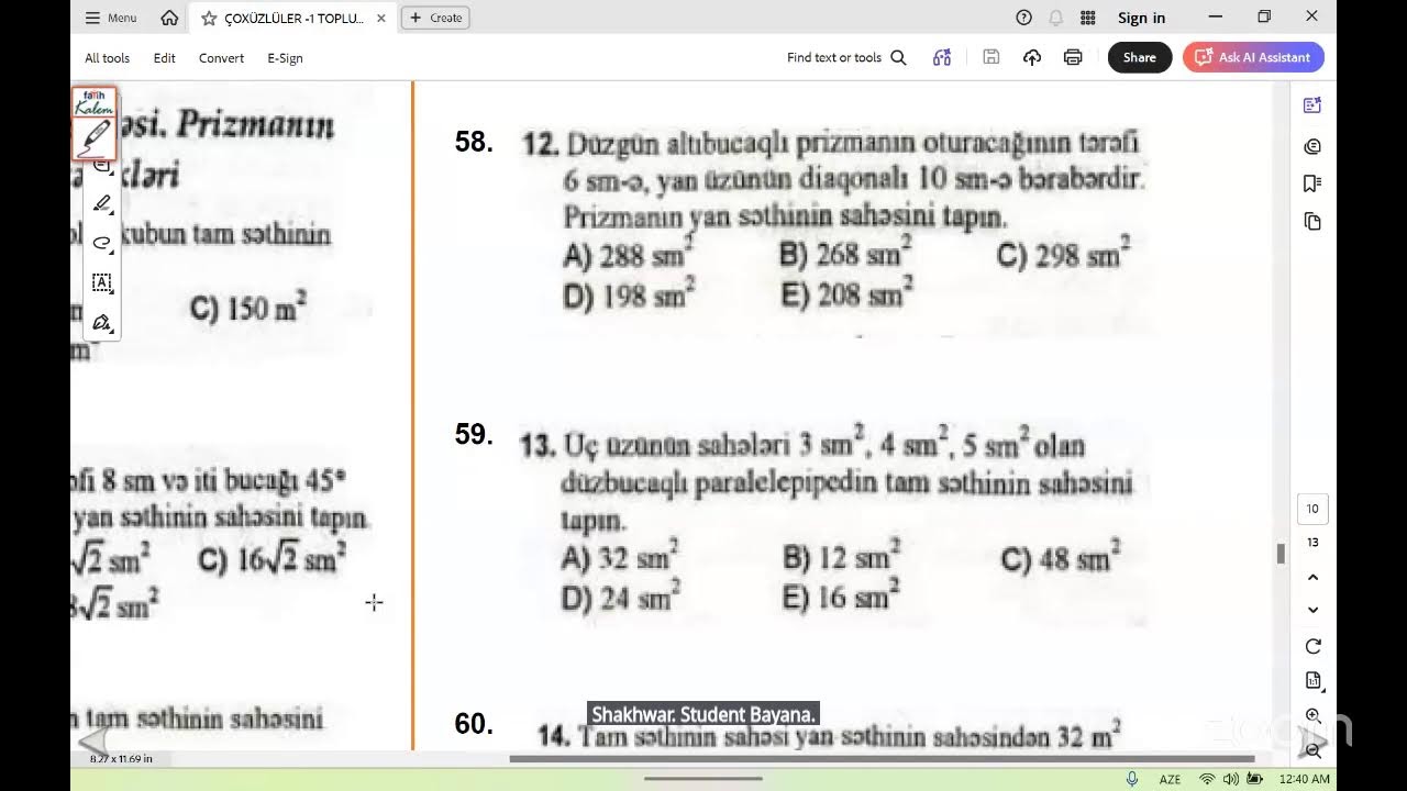 Buraxılış  Canlı Çoxüzlüler-1