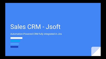 Sales CRM for Jira by Jsoft
