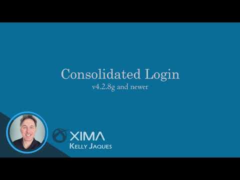 Xima CCaaS Tutorials - Consolidated Login