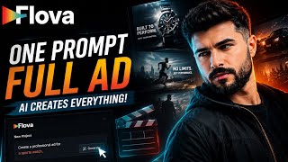 I Created a Professional AI Video Ad with Flova – From One Prompt to Final Commercial