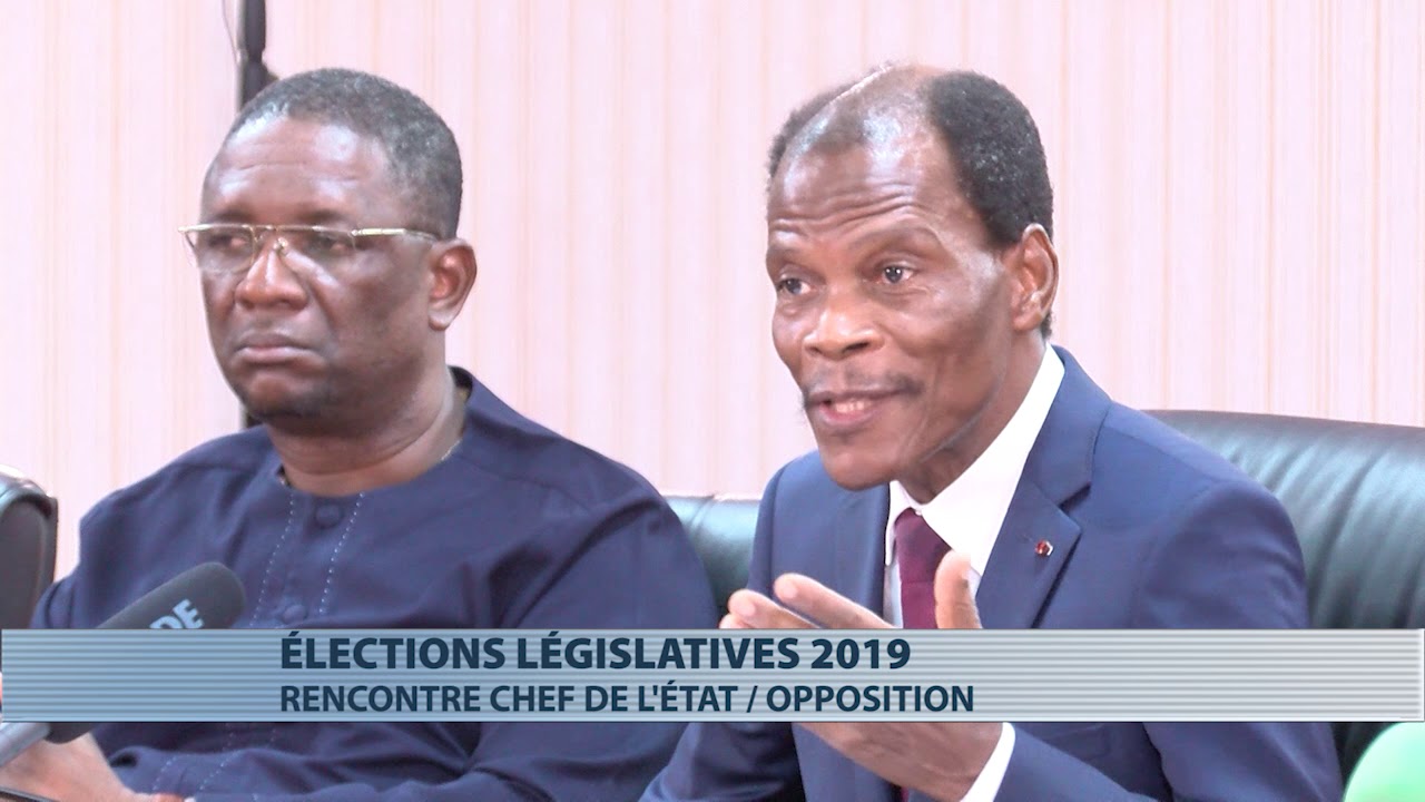 Législatives 2019 : échanges entre Patrice Talon et les représentants de l'opposition