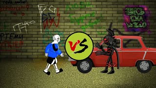 Sans vs Zalgo | Drawing Cartoons 2 | Part 1