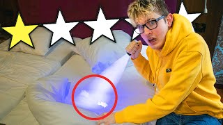 Staying at the Worst Rated Hotel in Western Europe
I stayed at the worst rated hotel in Belgium to see if it was actually that bad! I tested it on cleanliness, I reviewed the building, and I even confronted the staff about this low rating at the end!
Is this truly the worst reviewed hotel in Belgium and maybe even in western Europe? Lets see!
Cop some Qult Apparel: https://qult.shop
Support the channel: https://patreon.com/QuintenHyde
• Instagram - http://bit.ly/QuintenHyde_INSTAGRAM
• Twitter - http://bit.ly/QuintenHyde_TWITTER
• Discord - http://bit.ly/QuintenHyde_DISCORD
• Podcast - https://bit.ly/QuintenHyde_PODCAST
BUSINESS ▶️ business@quintenhyde.com
Hi! I am Quinten Hyde! And on this channel, I show you a crazy shenanigan every week! Whenever I have a crazy, stupid or petty idea I make it a reality. Whether this is an ethical prank on my friends or the organization of a completely ridiculous plan! Staying at the Worst Rated Hotel in Western Europe